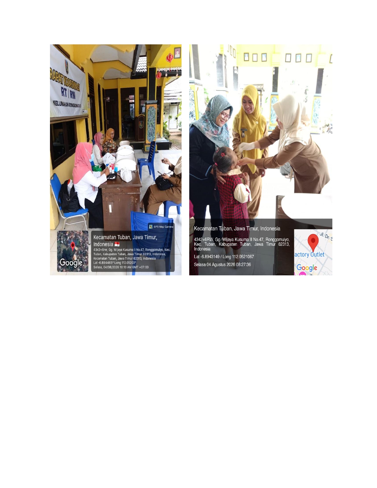 Puluhan Balita di Ronggomulyo Terima Vitamin A dan Obat Cacing Gratis